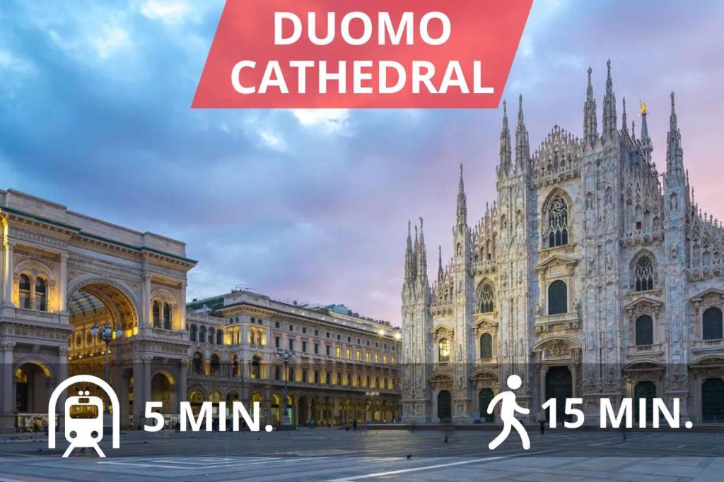 Duomo In 10 Minutes - Modern Close To Cadorna Station Apartment มิลาน ภายนอก รูปภาพ